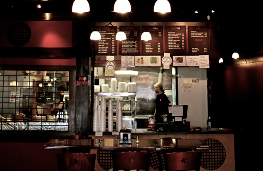 Tokyo Grill counter near Dentsville, SC